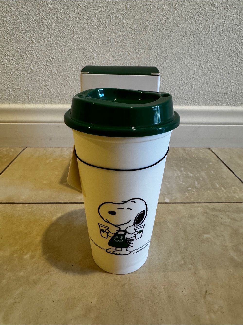 Japanese Exclusive Starbucks x Peanuts Snoopy Reusable Cup, NEW IN BOX